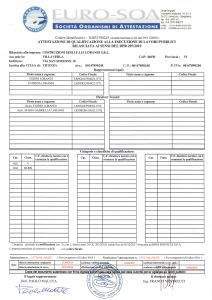 Certificazione SOA